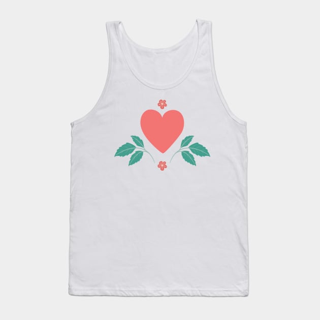 Heart Emblem Tank Top by SWON Design